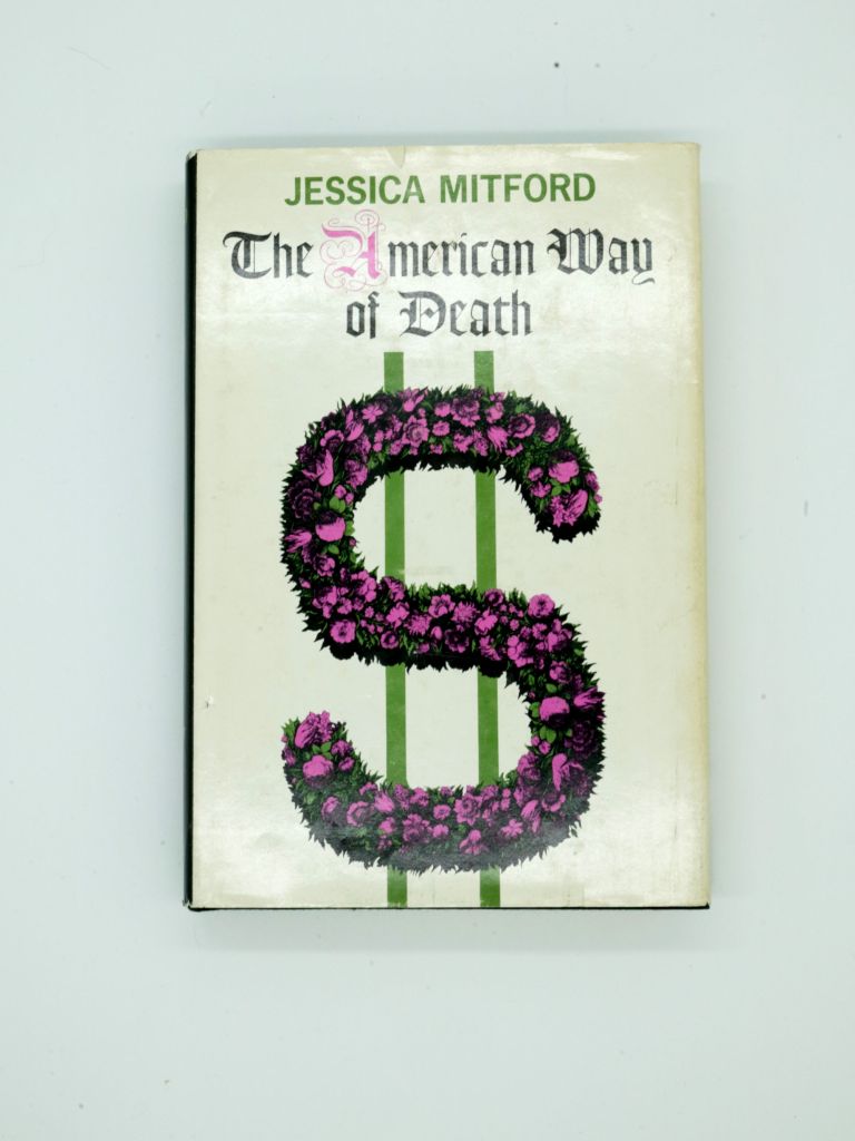 The front cover of the book, The American Way of Death by Jessica Mitford, 1963