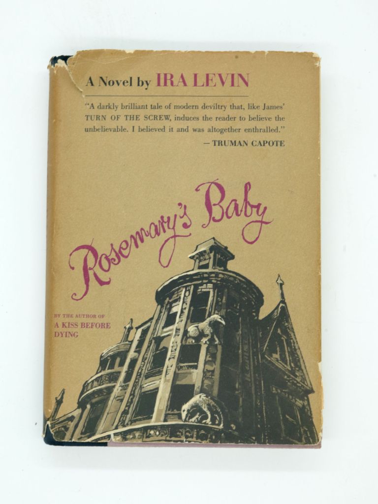 Front cover of Rosemary's Baby with dust jacket