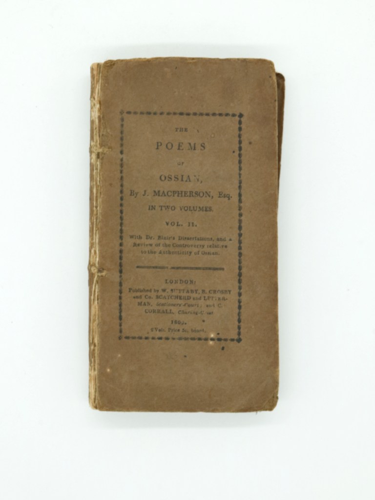 Front cover of the book The Poems of Ossian Volume 2